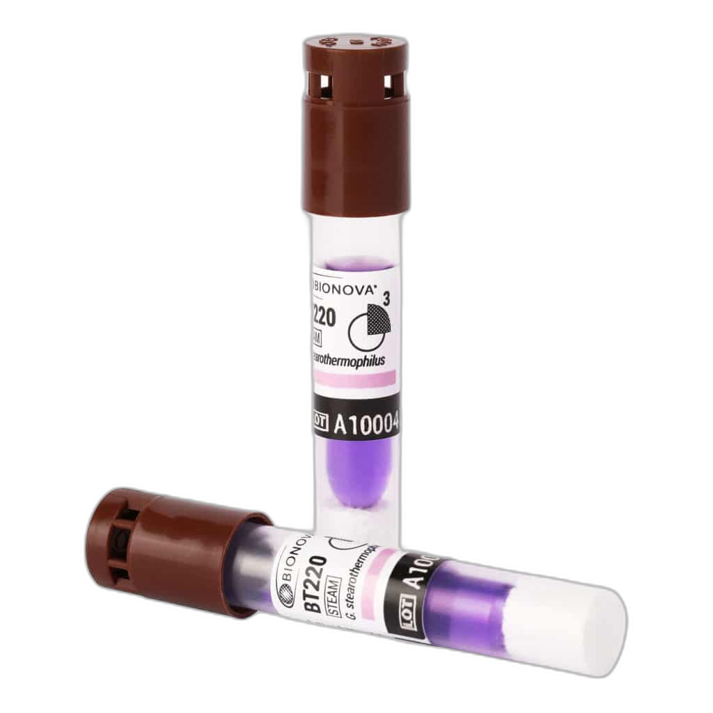 BT220 — Indicador biológico para ciclos de vapor rápido