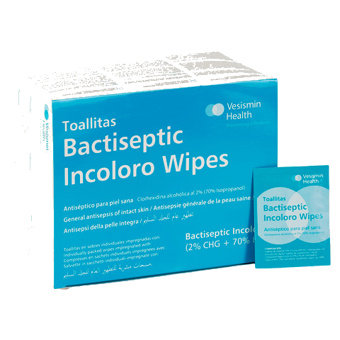 Bactiseptic Incoloro Wipes